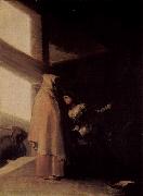 Francisco de Goya Besuch des Monchs painting